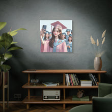 Load image into Gallery viewer, Graduation Canvas Print, Inspirational Wall Art, Personalized Gift, College Decor, Graduation Celebration

