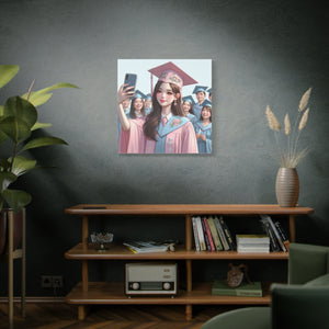 Graduation Canvas Print, Inspirational Wall Art, Personalized Gift, College Decor, Graduation Celebration