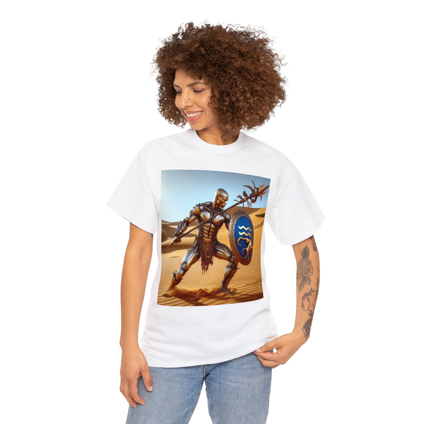 Aquarius Zulu (5) Unisex Heavy Cotton Tee