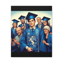Load image into Gallery viewer, Graduation Canvas Wall Art, Personalized Graduation Gift, Family Celebration Decor, High School Graduation, College Graduation
