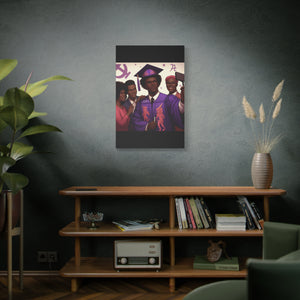 Graduation Canvas Print, Inspirational Wall Art, Emotional Home Decor, Unique Gift for Graduates, Celebration Keepsake