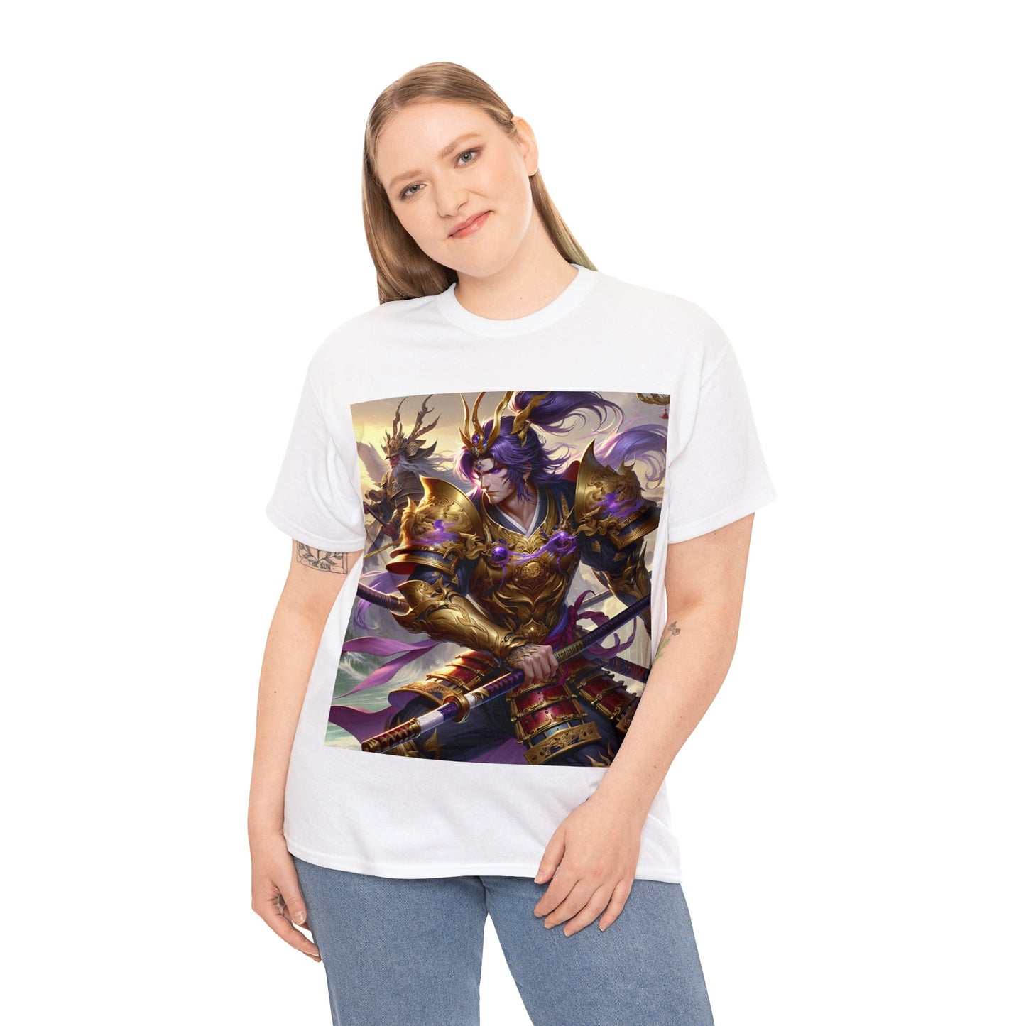 Samurai Sagittarius (2) Unisex Heavy Cotton Tee