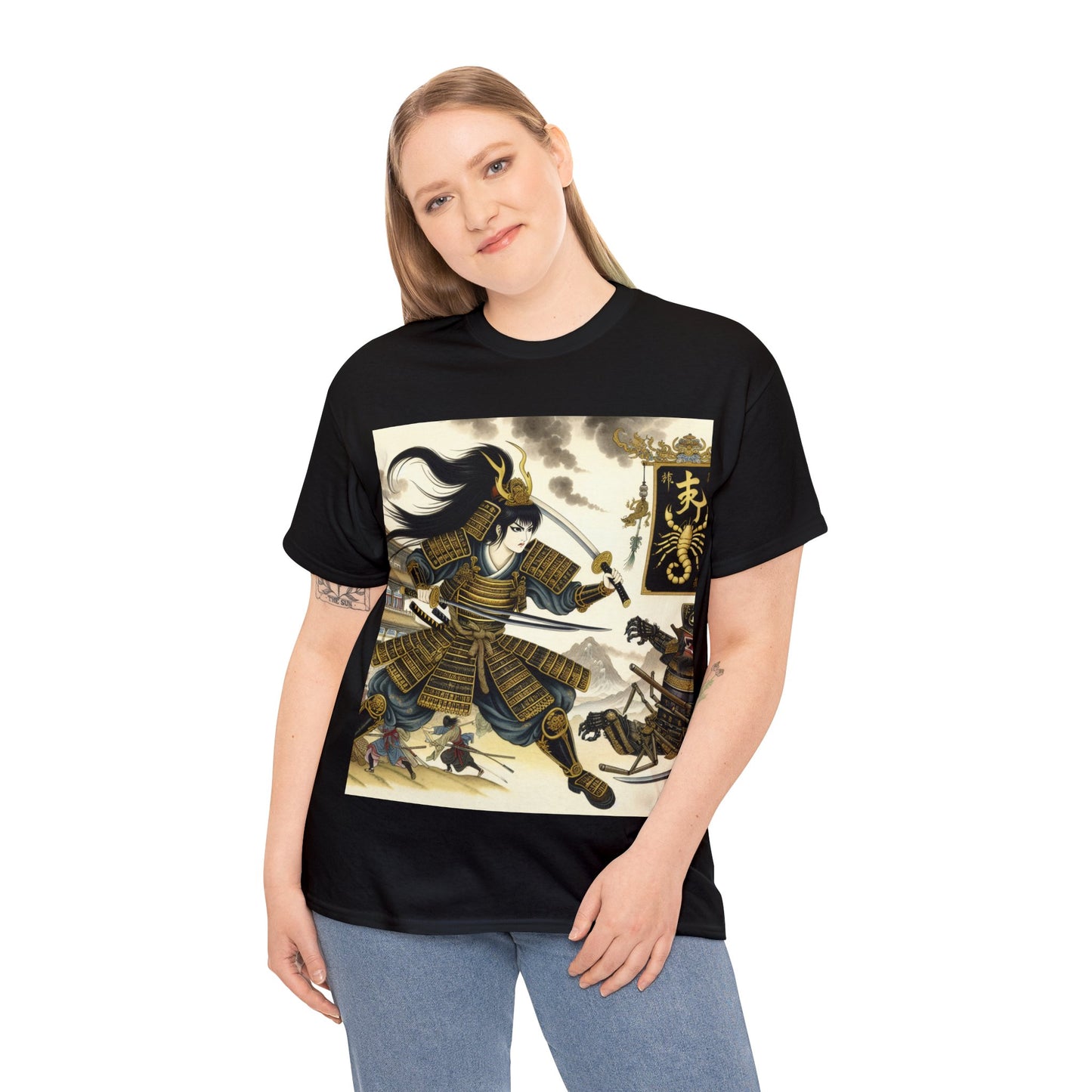 Samurai Scorpio (F4) Unisex Heavy Cotton Tee