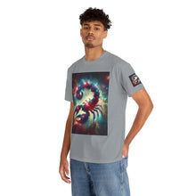 Load image into Gallery viewer, Cosmic Scorpion Tee | Unisex Heavy Cotton Tee | Astrowar Graphic Tees | Space Lover Apparel | Unique Astrology Shirt | Gift for Star [...]
