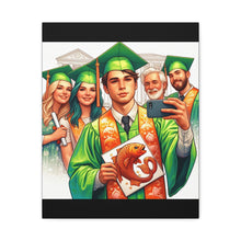 Load image into Gallery viewer, Graduation Canvas Print, Customizable Wall Art, Gift for Graduates, Celebration Decor, High School Graduation
