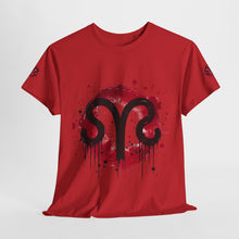 Load image into Gallery viewer, Bold Graphic Aries T-Shirt, Unisex Tee for Astrology Lovers, Unique Gift for Birthdays, Casual Wear, Statement Piece
