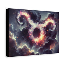 Load image into Gallery viewer, Cosmic Taurus Canvas Art, Zodiac Decor, Astrology Wall Hanging, Gift for Taurus, Home Decor, Space Art
