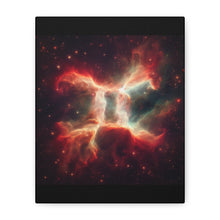Load image into Gallery viewer, Celestial Canvas Wall Art, Starry Decor, Zodiac Home Accent, Gift for Astrology Lovers, Galaxy Art Print, Cosmic Wall Decor
