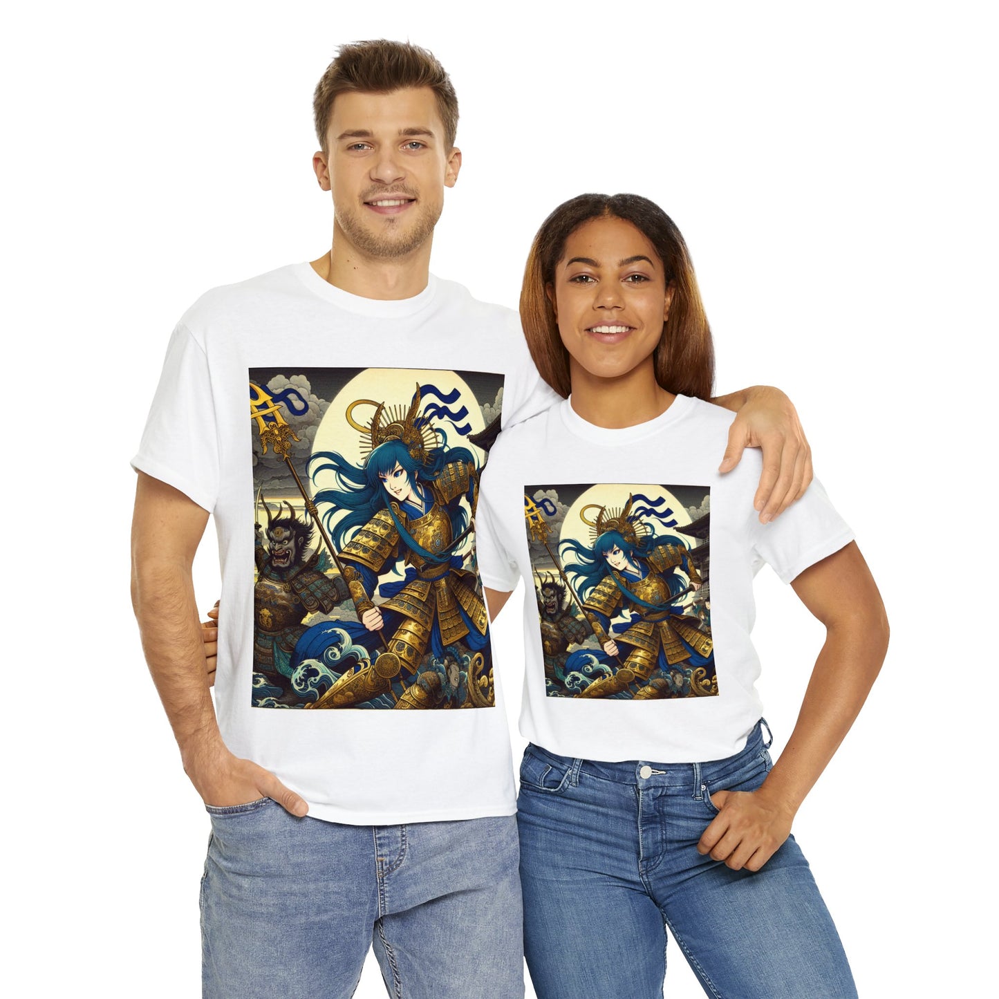 Samurai Aquarius (F1) Unisex Heavy Cotton Tee