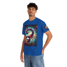 Load image into Gallery viewer, Cosmic Scorpion Tee | Unisex Heavy Cotton Tee | Astrowar Graphic Tees | Space Lover Apparel | Unique Astrology Shirt | Gift for Star [...]
