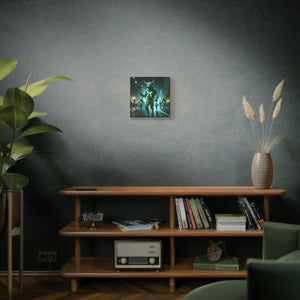 Mystical Taurus Canvas Wall Art, Zodiac Decor, Home Wall Decoration, Gift for Astrology Lovers, Unique Art Piece