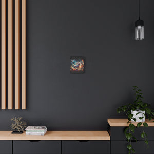 Celestial Aries Ram Canvas Art, Zodiac Decor, Astrological Wall Art, Gift for Astrology Lovers, Cosmic Home Decor, Unique Art Piece