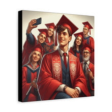 Load image into Gallery viewer, Personalized Graduation Canvas Print, Customizable College Art, Wall Decor for Graduates, Celebration Gift, Graduation Party Decor
