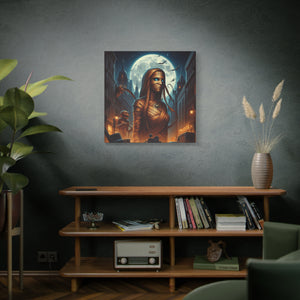 Canvas Print - Halloween Virgo Astrology Mummy