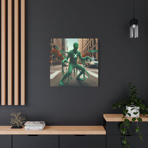 Canvas Print - Halloween Taurus Astrology Mummy