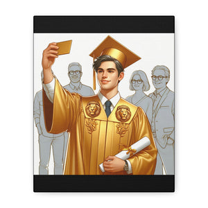 Graduation Canvas Print, Gift for Grads, Home Decor, Wall Art for Graduates, Unique Graduation Gift, Matte Finish Decoration