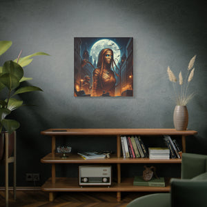 Canvas Print - Halloween Virgo Astrology Mummy