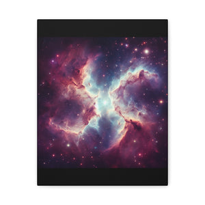 Galactic Canvas Art, Celestial Wall Decor, Cosmic Artwork, Space-Themed Home Decor, Stretched Canvas Print