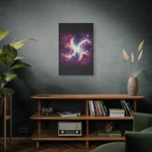 Galactic Canvas Art, Celestial Wall Decor, Cosmic Artwork, Space-Themed Home Decor, Stretched Canvas Print