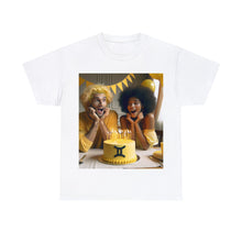 Load image into Gallery viewer, Gemini Birthday (4) Unisex Heavy Cotton Tee
