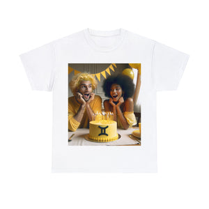 Gemini Birthday (4) Unisex Heavy Cotton Tee