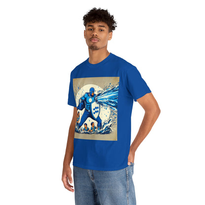 Aquarius Father's Day (2) Unisex Heavy Cotton Tee