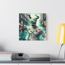 Load image into Gallery viewer, Canvas Print: Halloween Taurus Mummy
