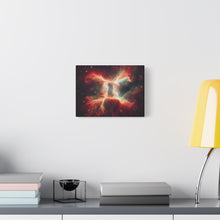 Load image into Gallery viewer, Celestial Canvas Wall Art, Starry Decor, Zodiac Home Accent, Gift for Astrology Lovers, Galaxy Art Print, Cosmic Wall Decor
