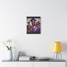 Load image into Gallery viewer, Celebrate Graduation with Custom Matte Canvas Art, Graduation Gift, Home Decor, Wall Art, Unique Graduation Keepsake
