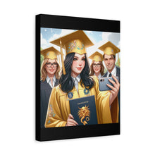 Load image into Gallery viewer, Graduation Canvas Print, Custom Wall Art for Grads, Personalized Home Decor, Graduate Gift, Modern Stretched Canvas, Graduation Celebration
