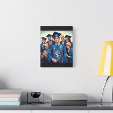 Load image into Gallery viewer, Graduation Canvas Wall Art, Personalized Graduation Gift, Family Celebration Decor, High School Graduation, College Graduation
