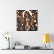 Load image into Gallery viewer, Canvas Wall Art: Halloween Virgo Astrology Mummy
