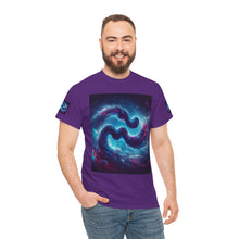 Load image into Gallery viewer, Aquarius Galaxy Themed Unisex Heavy Cotton Tee, Cosmic T-Shirt, Sci-Fi Apparel, Unique Space Graphic Tee, Gifts for Star Wars Lovers, Trendy [...]
