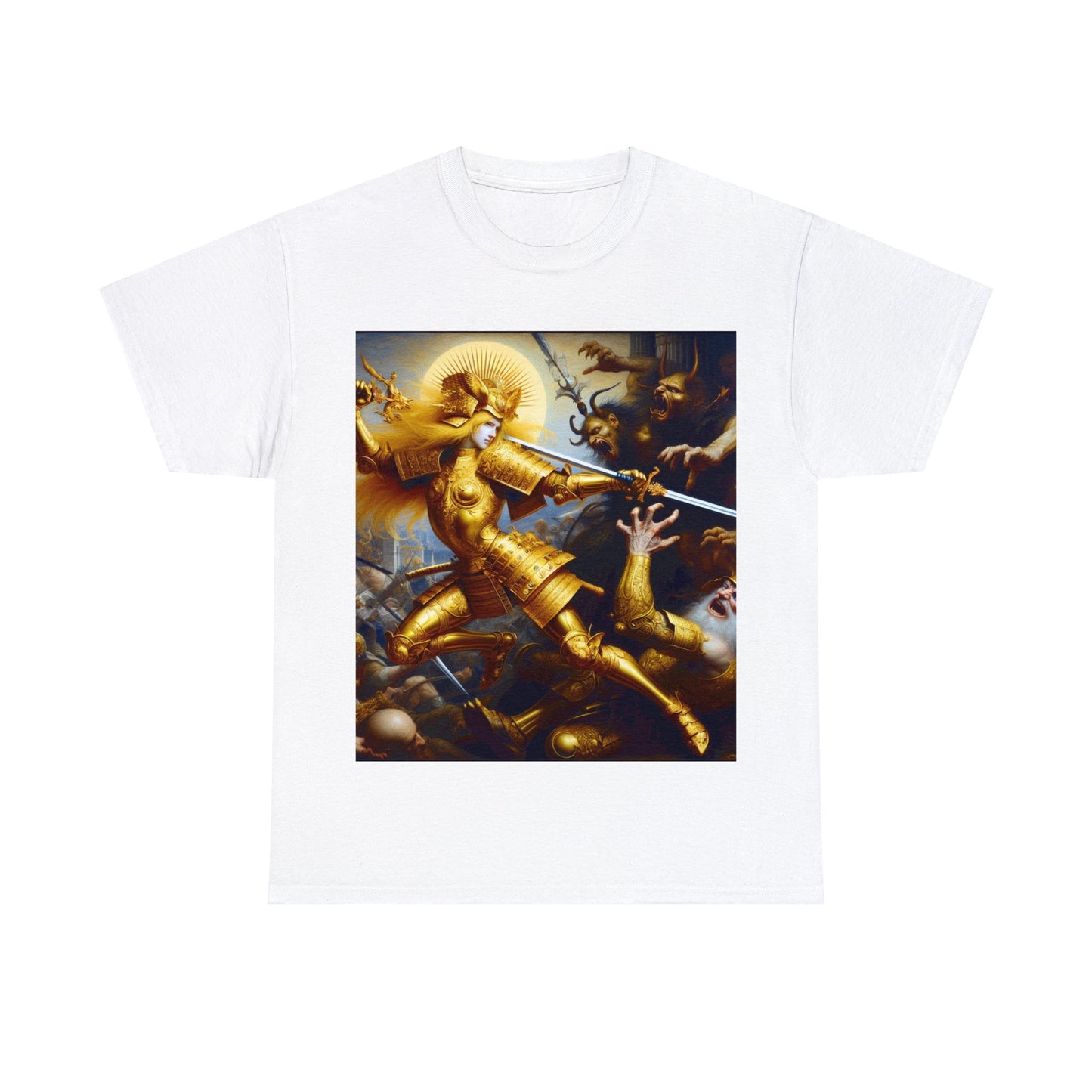 Samurai Leo (F4) Unisex Heavy Cotton Tee