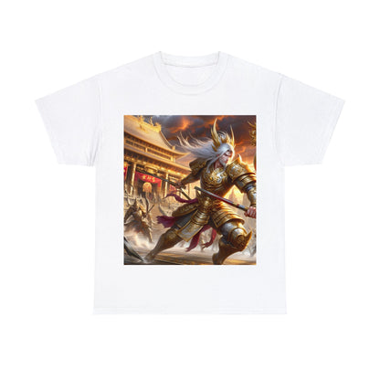 Samurai Cancer (3) Unisex Heavy Cotton Tee