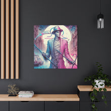 Load image into Gallery viewer, Canvas Print - Halloween Libra Mummy Astrology Design
