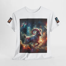 Load image into Gallery viewer, Aries Celestial Astrology Tee - Unisex Short Sleeve Shirt, Cosmic T-Shirt, Horoscope Apparel, Astrology Gift, Zodiac Wear
