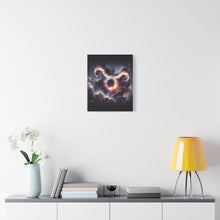 Load image into Gallery viewer, Cosmic Taurus Canvas Art, Zodiac Decor, Astrology Wall Hanging, Gift for Taurus, Home Decor, Space Art

