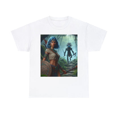 Aquarius Aztec (F4) Unisex Heavy Cotton Tee