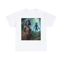 Load image into Gallery viewer, Aquarius Aztec (F4) Unisex Heavy Cotton Tee
