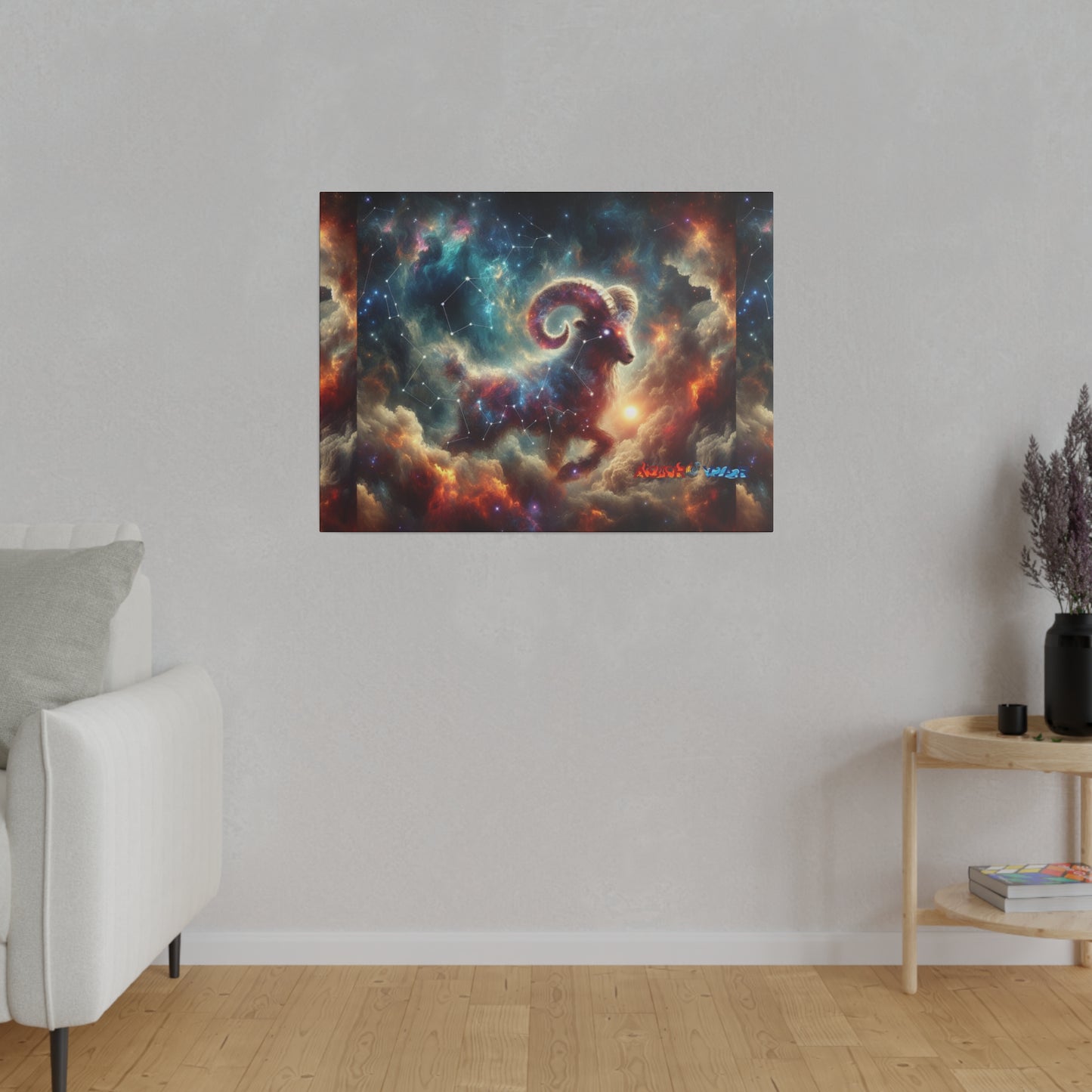 Aries Nebula (1) Matte Canvas, Stretched, 0.75"