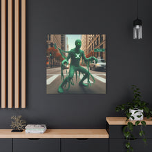 Load image into Gallery viewer, Canvas Print - Halloween Taurus Astrology Mummy
