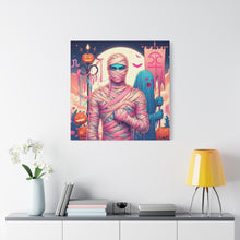 Load image into Gallery viewer, Canvas Art - Halloween Libra Astrology Mummy

