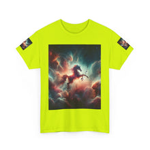 Load image into Gallery viewer, Sagittarius Galactic Unicorn Tee - Unisex Cotton T-Shirt for Cosmic Lovers, Fantasy Fans, Trendy Apparel, Astral War Merch, Gift for All Occasions
