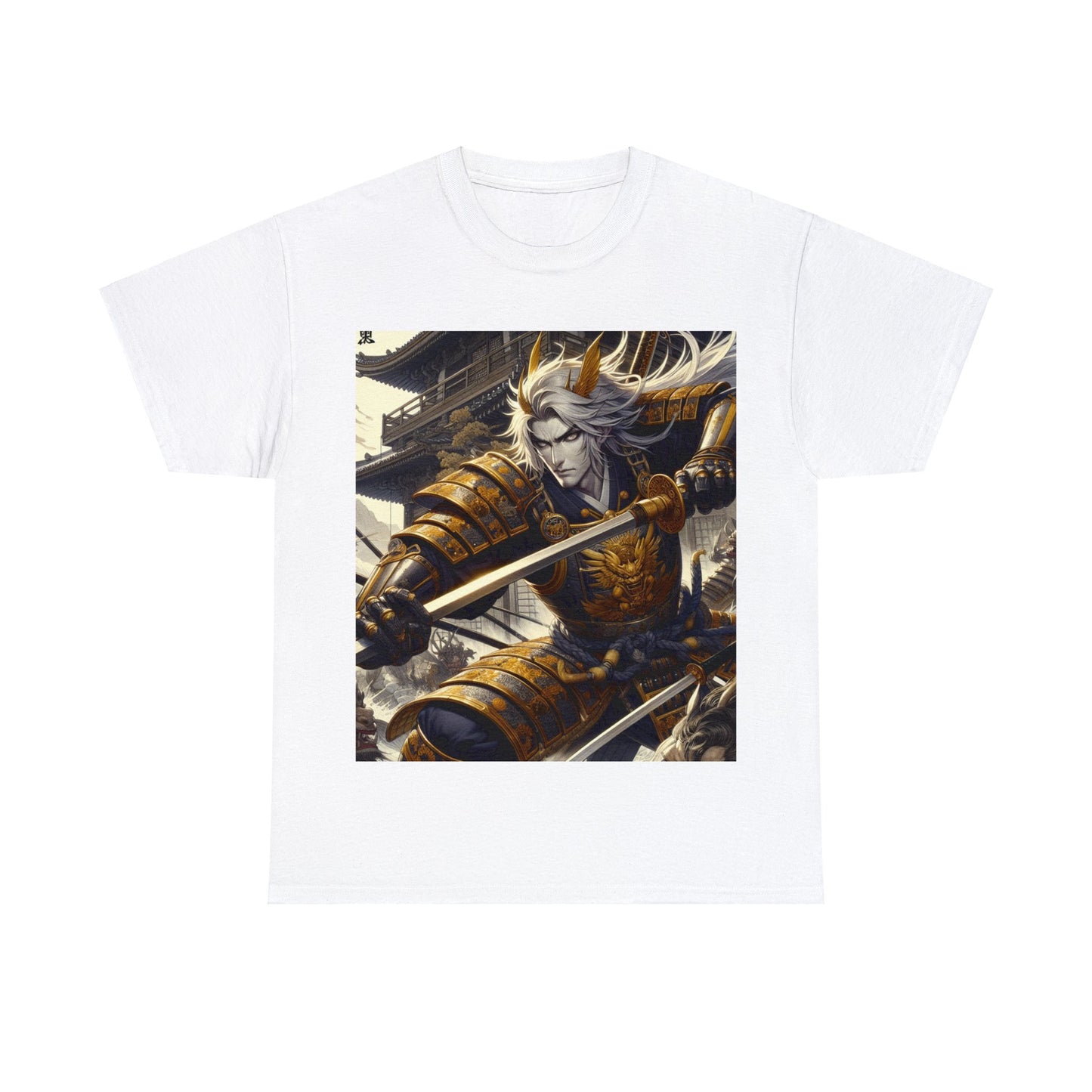 Samurai Cancer (1) Unisex Heavy Cotton Tee