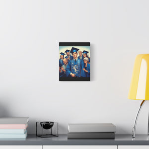 Graduation Canvas Wall Art, Personalized Graduation Gift, Family Celebration Decor, High School Graduation, College Graduation