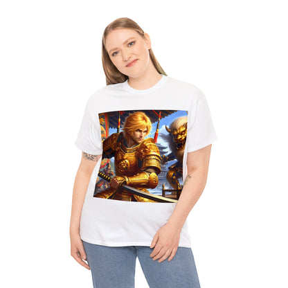 Samurai Leo (4) Unisex Heavy Cotton Tee