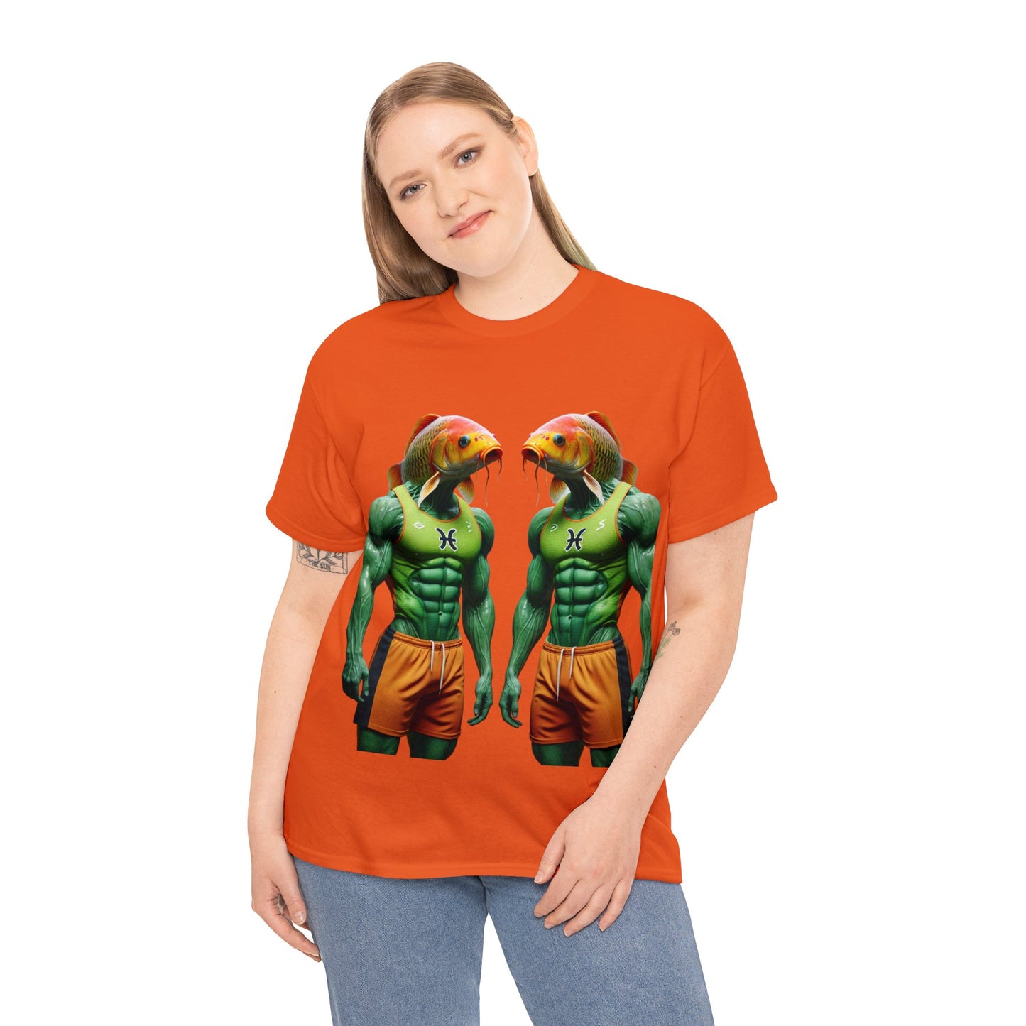 Team Pisces (1) Unisex Heavy Cotton Tee