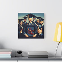 Load image into Gallery viewer, Graduation Canvas Wall Art, Perfect Gift for Graduates, Customizable Graduation Gift, College Decor, Graduation Celebration Decor
