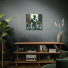 Load image into Gallery viewer, Glow-in-the-Dark Pisces Canvas Art, Zodiac Decor, Astrology Wall Art, Gift for Him/Her, Unique Home Decor, Mystic Vibe
